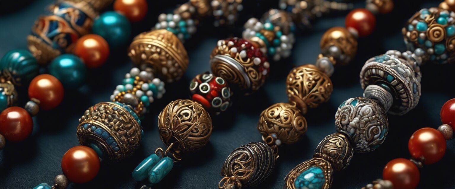 Traditional Asian beads